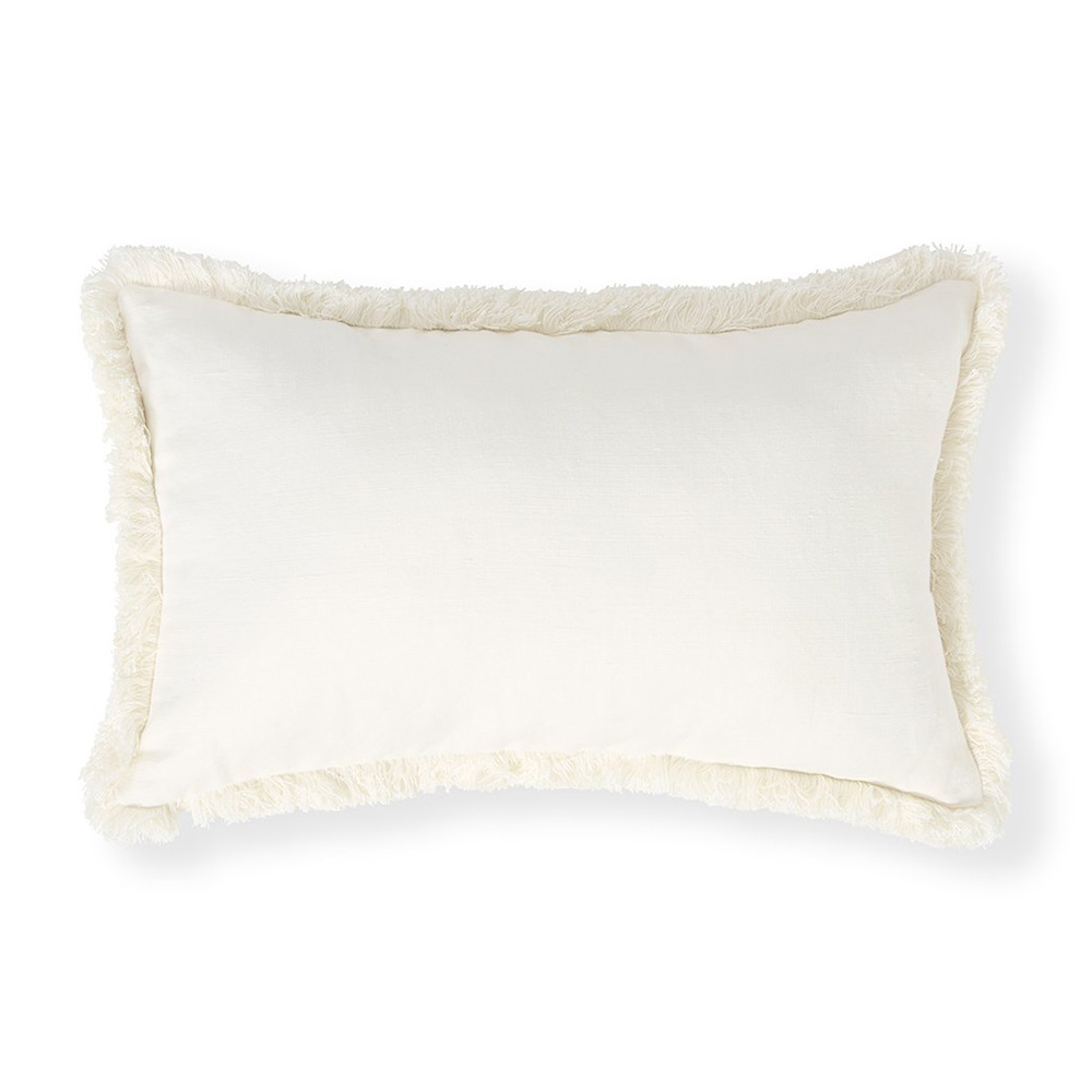 Lexington Linen/Cotton Fringe Prydnadskudde